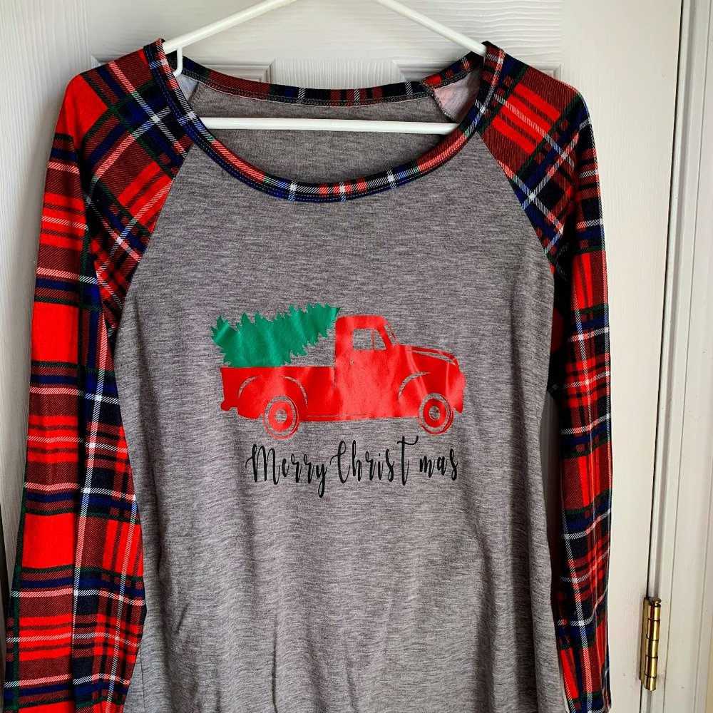 Women's Long Sleeve Holiday Shirt